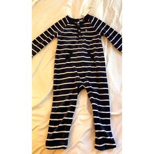 NWT Janie and Jack Striped Onesie 18-24 months